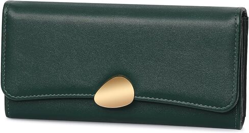 FALAN MULE Wallet for Women PU Leather Trifold Wallet Large Capacity Clutch Card Holder Purse in Saudi Arabia