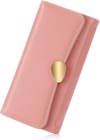FALAN MULE Wallet for Women PU Leather Trifold Wallet Large Capacity Clutch Card Holder Purse in Saudi Arabia