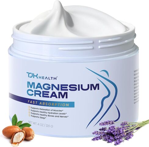 Magnesium Cream for Nerve and Muscle Comfort - Body Soothing Topical Lotion Support with Lavender Shea Butter - Nighttime Relaxing & Calming Foot & Body Rub for Legs Feet Back in Saudi Arabia