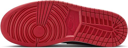 Air Jordan 1 Low Bred Patent Mens Lifestyle Shoes (Black/Vasity Red/White) Size 10 in Kuwait