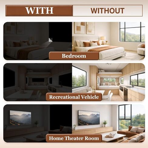 FINDMAG 100% Blackout Curtains for Bedroom, Magnetic Black Out Window Cover, 57" x 39" Portable No Drill Blinds for Windows for Theater Room, Home, Dorm, RV & Skylight, 420D Oxford Fabric in Saudi Arabia