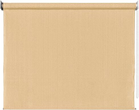 Zlink Outdoor Patio Roller Shades, 118" W x 79" L Roll Up Patio Shade, Sun Shades for Porch Balcony Backyard Gazebo Pergola, Fade Resistant & Easy Clean (Beige) in Saudi Arabia