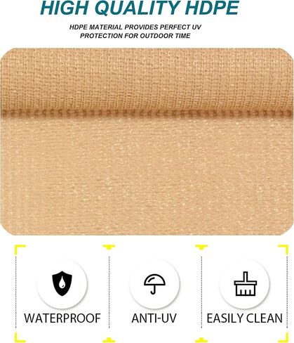 Zlink Outdoor Patio Roller Shades, 118" W x 79" L Roll Up Patio Shade, Sun Shades for Porch Balcony Backyard Gazebo Pergola, Fade Resistant & Easy Clean (Beige) in Saudi Arabia