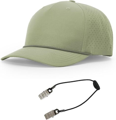 مجموعة قبعة سائق الشاحنة ذات 5 ألواح مثقوبة بالليزر من The Hat Pros Richardson 355 مع أداة التقاط قبعات THP in Kuwait