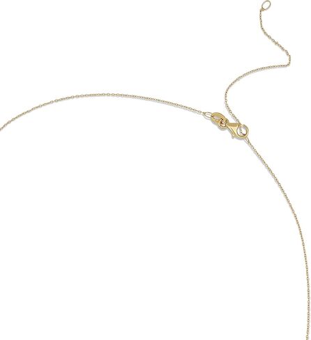 Bony Levy - 14K Yellow Gold Sideways Cross Pendant Necklace in Saudi Arabia