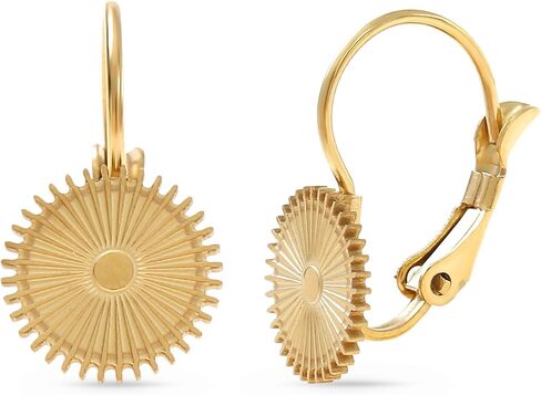Made by Nami Gold Sun Earrings for Women Boho Gold Plated Sunshine & Sunburst Earrings for Women in Saudi Arabia