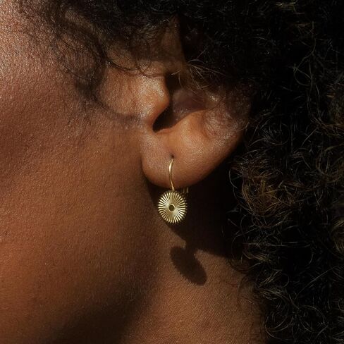 Made by Nami Gold Sun Earrings for Women Boho Gold Plated Sunshine & Sunburst Earrings for Women in Saudi Arabia