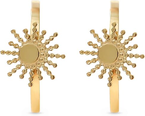 Made by Nami Gold Sun Earrings for Women Boho Gold Plated Sunshine & Sunburst Earrings for Women in Saudi Arabia