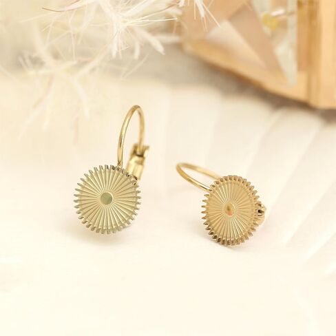 Made by Nami Gold Sun Earrings for Women Boho Gold Plated Sunshine & Sunburst Earrings for Women in Saudi Arabia