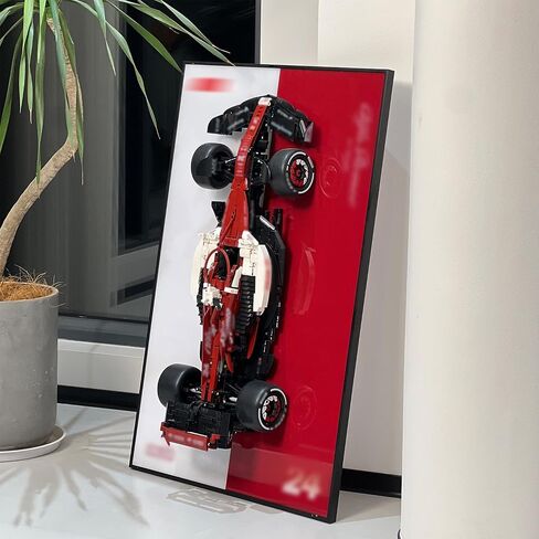 iLuane Display Wallboard for C64005w Alfa Romeo F1 Race Car Building Blocks Set in Kuwait