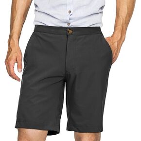 33,000ft Mens Classic-Fit 9" Shorts Quick Dry Golf Shorts Elastic Waist Drawstring Casual Daily Shorts for Hiking, Fishing