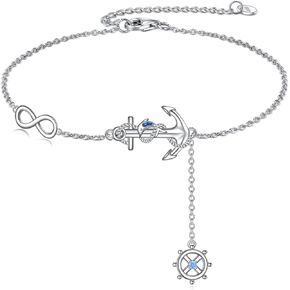 YAFEINI Dragonfly/Witches Knot Bracelet Sterling Silver Dragonfly Infinity Bracelet Witch Dragonfly Jewelry Gifts for Women Girls