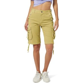 OCHENTA Women's Cargo Shorts with Multi Pockets Casual Bermuda Hiking Shorts