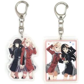 EBTY DREAMS Inc. - Set of 2 Lycoris Recoil Acrylic Keychain Takina Inoue, Chisato Nishikigi v4