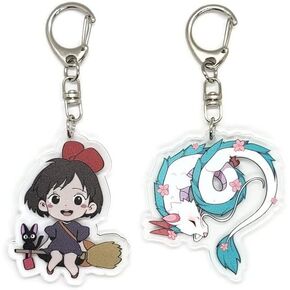 Inc. - Set of 2 Spirit, Kiki's Delivery Service Acrylic Keychain Kiki, Haku v1