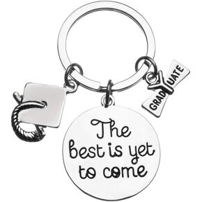 Infinity Collection - Graduation Keychain, Graduation Gifts for Graduates, Non Tarnished Key Accessories