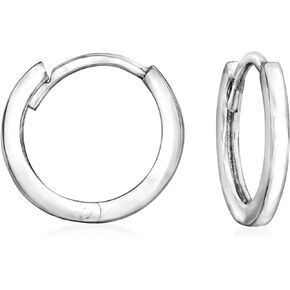 Ross-Simons 14kt White Gold Huggie Hoop Earrings