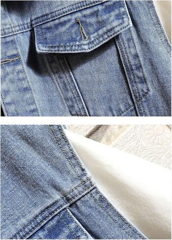 سترة Idopy الرجالية الكاجوال من الدنيم بدون أكمام مع غطاء للرأس in Kuwait