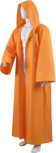 فورواكوس رداء بقلنسوة للرجال البالغين من جيدي، رداء تنكري بتصميم عباءة فارس بغطاء للراس لحفلات الهالوين التنكرية in Kuwait