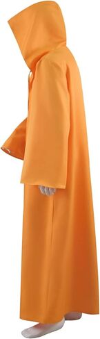 فورواكوس رداء بقلنسوة للرجال البالغين من جيدي، رداء تنكري بتصميم عباءة فارس بغطاء للراس لحفلات الهالوين التنكرية in Kuwait