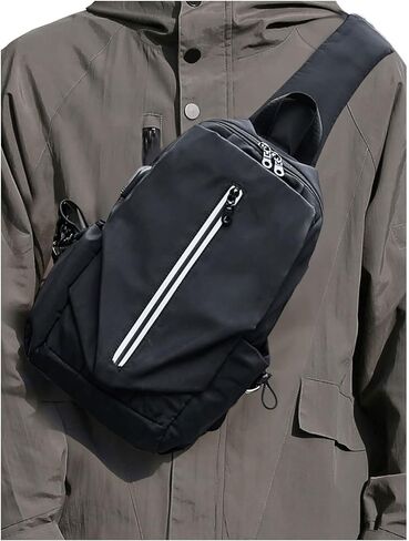 شنطة ظهر كروس صغيرة سوداء للرجال والنساء in Kuwait