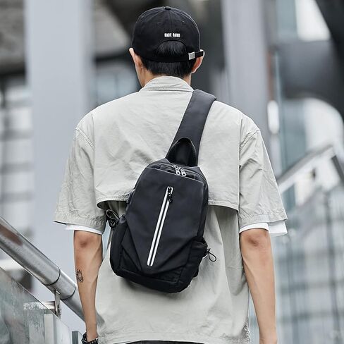 شنطة ظهر كروس صغيرة سوداء للرجال والنساء in Kuwait