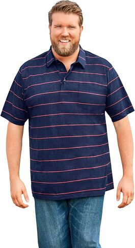 KingSize Men's Big & Tall Shrink-Less™ Lightweight Polo T-Shirt in Saudi Arabia