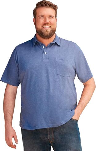 KingSize Men's Big & Tall Shrink-Less™ Lightweight Polo T-Shirt in Saudi Arabia