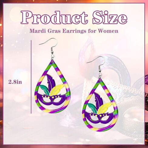 St. Patrick's Day Earrings for Women Shamrock Acrylic Dangle Earrings Green Drop Earrings Good Luck Jewelry Gift in Kuwait