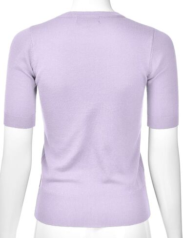 بلوفر نسائي من EIMIN برقبة دائرية 1/2 كم مقاس نحيف (S-XL) in Kuwait
