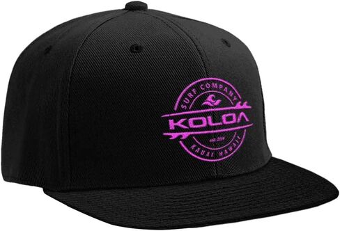 Koloa Surf Embroidered Thruster Logo Snap-Back Hat in 13 Colors in Saudi Arabia
