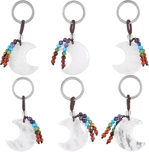 Crescent Moon Crystal Key Chains in Saudi Arabia