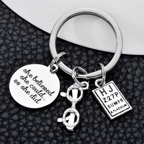 DYJELWD طبيب العيون هدايا التخرج طبيب العيون رؤية المفاتيح التي اعتقدت أنها يمكن أن تلهم مجوهرات عيد الميلاد in Kuwait