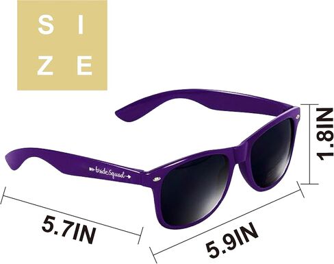PartyGifts&beyond Bachelorette Sunglasses Womens 10Packs Bridesmaid Sunglasses Bachelorette Party Favors in Saudi Arabia