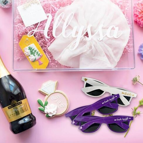 PartyGifts&beyond Bachelorette Sunglasses Womens 10Packs Bridesmaid Sunglasses Bachelorette Party Favors in Saudi Arabia