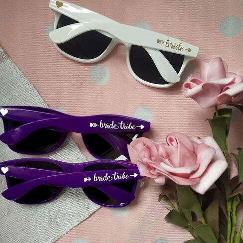 PartyGifts&beyond Bachelorette Sunglasses Womens 10Packs Bridesmaid Sunglasses Bachelorette Party Favors in Saudi Arabia