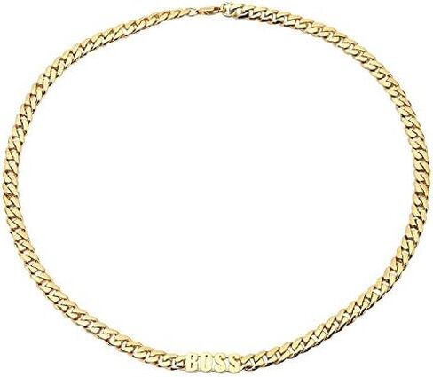 14K Gold BOSS Cuban link Chain Pendant Necklace Solid Clasp for Men,Women, girls, Teens Thin for Charms Miami Cuban Link Diamond Cut Fashion jewelry in Kuwait