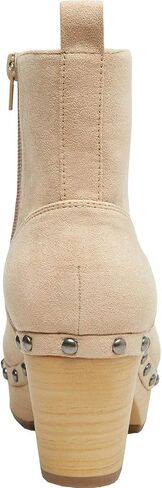 Madden Girl Women's Shoes Svet Faux Fur Closed Toe Ankle, Sand Fab, Size 9.0 in Saudi Arabia
