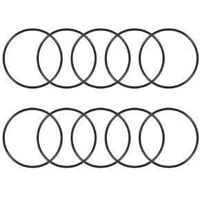 uxcell Nitrile Rubber O-Rings 130mm OD 125.2mm ID 2.4mm Width, Metric Sealing Gasket, Pack of 10