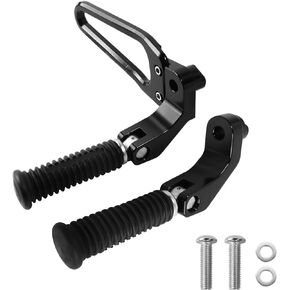 Dakchor for BMW R18 Passenger Rear Footrest Assembly 2020 2021 2022 2023 Powersports Foot Pegs Mounting Kit 2pcs Easy Install