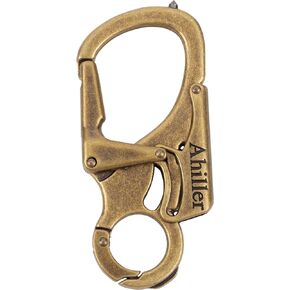 Ahiller Carabiner Keychain Clip, Double Lock Designed - Tungsten Steel Tip, Multifounction Tools for Camping, Hiking, Fishing, Outdoor Survival