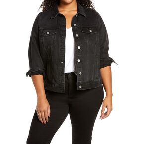 Madewell Plus Size Jean Jacket in Lunar Wash