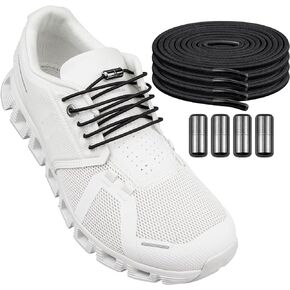 2 Pairs Elastic No Tie Shoe laces for ON Cloud 5 Running Training Shoes Replacements Stretchy Bungee Shoelaces