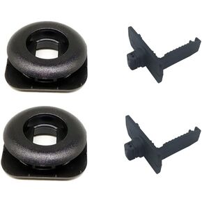 JIFFYYNY 2set Car Mat Clips Carpet Hold Down Retainer Floor Grips Holder for Honda Acura