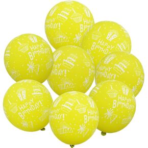 30 قطعة من بالونات عيد الميلاد الوردية مقاس 12 بوصة مطبوعة من اللاتكس مع عبارة "عيد ميلاد سعيد" لتزيين حفلات أعياد ميلاد الأطفال in Kuwait