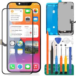 TFT for iPhone 14 Plus Screen Replacement Kit for iPhone 14 Plus LCD Replacement for iPhone 14 Plus A2632 Touch Screen Display Digitizer Assembly Repair Parts