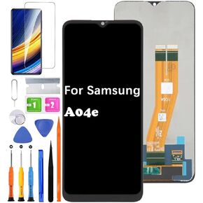 Screen Replacement for Samsung Galaxy A04e A042F A042F/DS A042M A042M/DS LCD Display Touch Digitizer Assembly + Tools