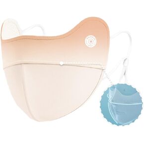 Geeda Adjustable Summer UV Face Mask for Women Washable Reusable Exercise Breathable Sun Protection Cool Sports Face Mask