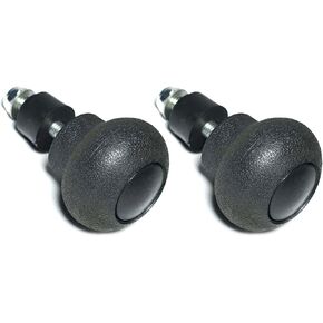 2 Pcs Steering Wheel Knob,Universal Non-Slip Steering Wheel Knob Spinner,Screw Steering Wheel Spinner Knob-Suitable for Cars, Trucks Forklifts, Tractors, Boat, and Golf Cart – Black