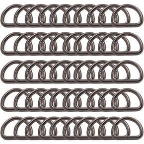 BIKICOCO Metal D-Rings Buckle, 3/4 Inch Non-Welded for Webbing Sewing DIY
